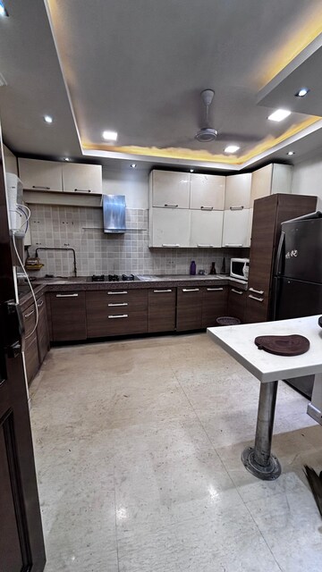 Kitchen in 4 BHK Builder Floor at Greater Kailash I – for Rent