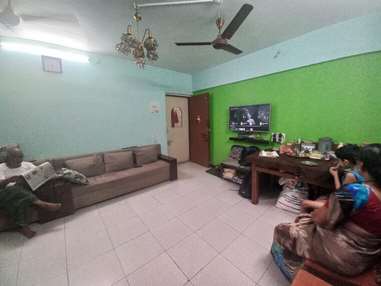 Living Room, shaligram-chs 2 Bedroom 700 Sq.Ft. Apartment In Azad Nagar Thane 9159351