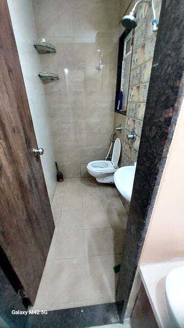 Bathroom in 1.5 BHK Apartment at Tilak Nagar Building, Tilak Nagar – for Rent