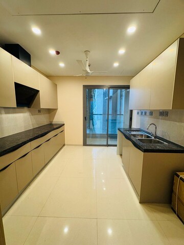 Kitchen in 4 BHK Apartment at Rustomjee Crown, Prabhadevi – for Rent