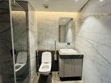 Bathroom in 4 BHK Apartment at Rustomjee Crown, Prabhadevi – for Rent