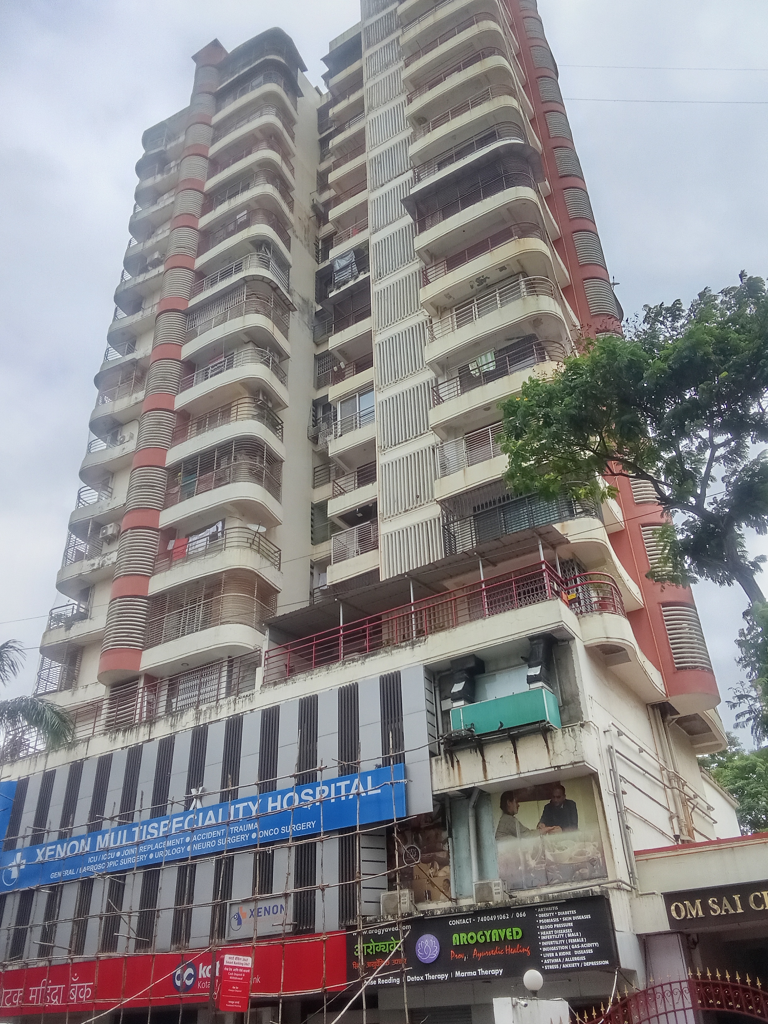 2 BHK Apartment For Rent in Om Sai Charan CHS