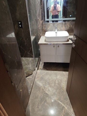 Bathroom in 4 BHK Builder Floor at Kailash Colony – for Rent