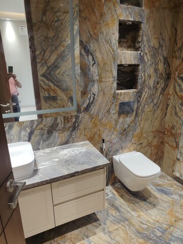 Bathroom in 4 BHK Builder Floor at Kailash Colony – for Rent