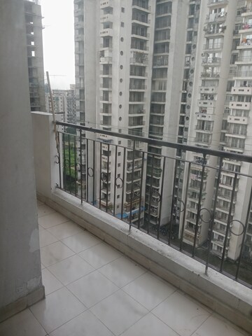Balcony in 2.5 BHK Apartment at Ajnara Integrity, Raj Nagar Extension – for Rent