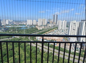 Balcony in 3 BHK Apartment at Rajapushpa Provincia, Narsingi – for Rent