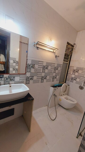 Attached Bathroom in 3 BHK Apartment at Thaltej – for Rent
