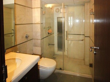 Bathroom in 3 BHK Apartment at Vaswani Belvedere, Bandra West – for Rent