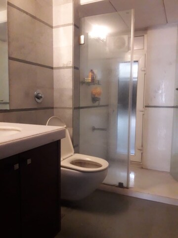 Bathroom in 3 BHK Apartment at Vaswani Belvedere, Bandra West – for Rent