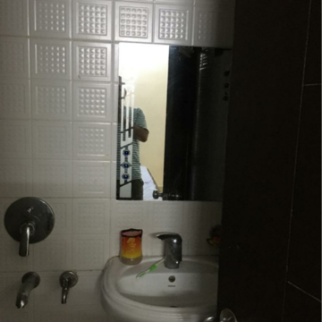 Bathroom in 2 BHK Builder Floor at Malviya Nagar – for Rent
