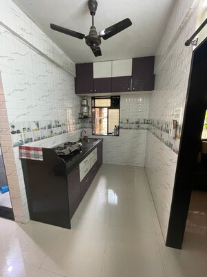 Kitchen in 1 BHK Apartment at Saidham CHS Kalwa, Kalwa – for Sale