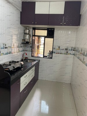 Kitchen in 1 BHK Apartment at Saidham CHS Kalwa, Kalwa – for Sale