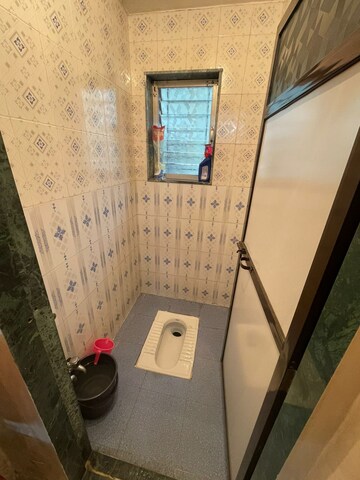 Bathroom in 1 BHK Apartment at Saidham CHS Kalwa, Kalwa – for Sale