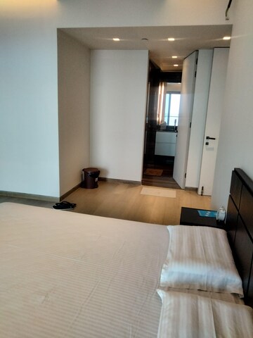 Living Room in 4 BHK Apartment at Lodha The World Towers World One Tier 2, Worli – for Rent