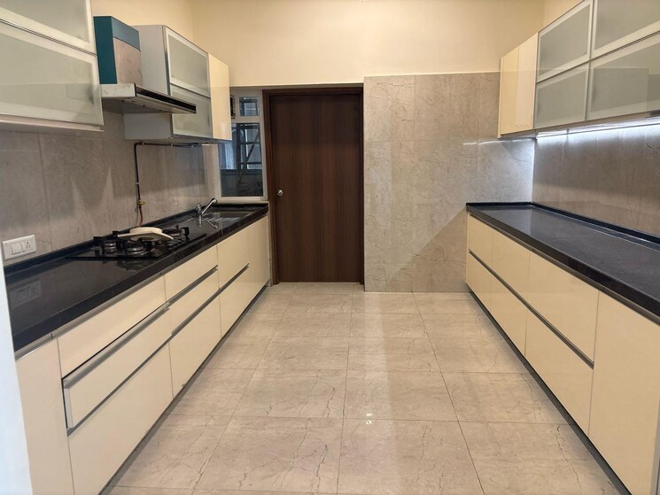 Kitchen, l-t-crescent-bay-t2 4 Bedroom 2780 Sq.Ft. Apartment In Parel Mumbai 9159946