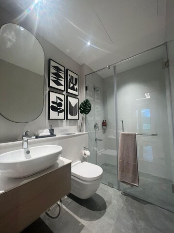 Bathroom in 4 BHK Apartment at Lodha New Cuffe Parade, Wadala – for Rent