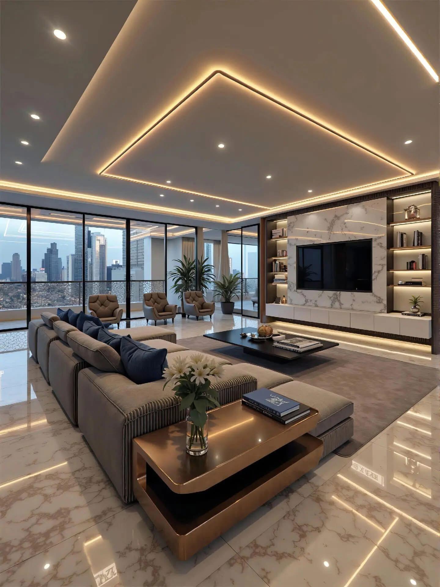 5 BHK + Pooja Room,Servant Room Apartment For Rent in Rustomjee Crown