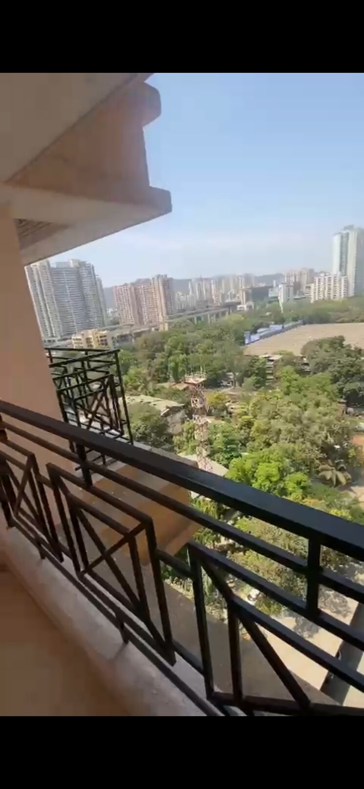 Balcony, cosmos-habitat 2 Bedroom 701 Sq.Ft. Apartment In Majiwada Thane 9160016