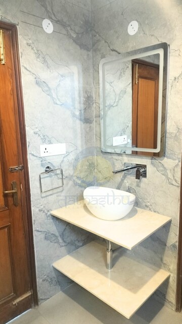 Bathroom in 3 BHK Builder Floor at Defence Colony – for Rent