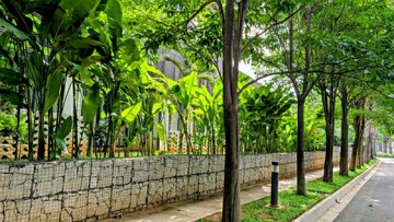 Balcony in 5 BHK Villa at Embassy Boulevard, Yelahanka – for Rent