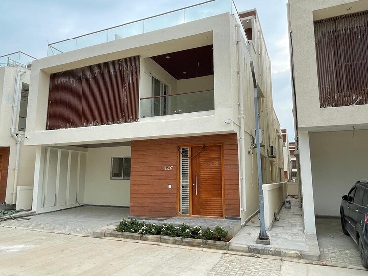 Exterior View, gandipet 4 Bedroom 4000 Sq.Ft. Villa In Gandipet Hyderabad 9160064