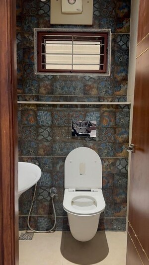 Bathroom in 3 BHK Apartment at Sohini Manhattan, Khajaguda – for Rent