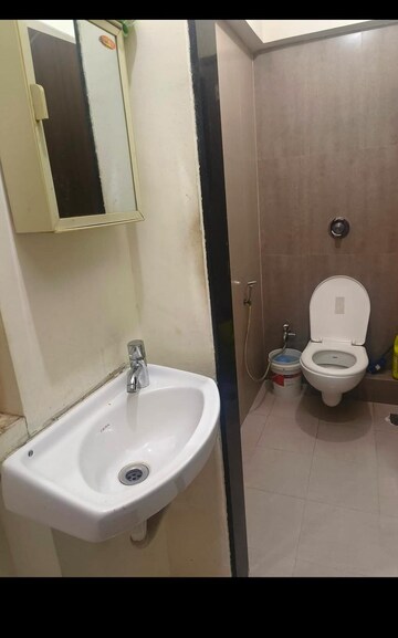 Bathroom in 1 BHK Apartment at Sai Milan CHS, Worli – for Rent
