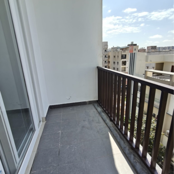 Balcony in 2 BHK Apartment at Kamala Arcade Kondapur, Kondapur – for Rent