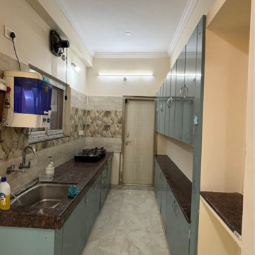 Kitchen in 1 BHK Apartment at Legend Flora Kondapur, Masjid Banda – for Rent