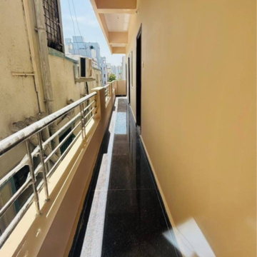 Balcony in 1 BHK Apartment at SK Residency Kondapur, Sriram Nagar – for Rent