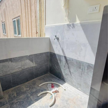 Bathroom in 1 BHK Apartment at SK Residency Kondapur, Sriram Nagar – for Rent