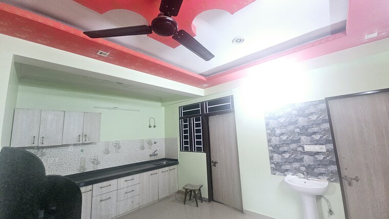 Kitchen, mansarovar extension 2 Bedroom 1000 Sq.Ft. Builder Floor In Mansarovar Extension Jaipur 9160186