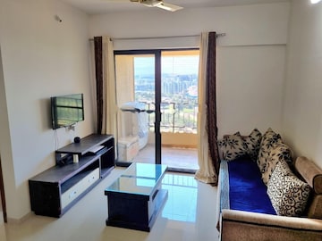 Living Room in 2 BHK Apartment at Shapoorji Pallonji Joyville Hadapsar Annexe, Hadapsar – for Rent