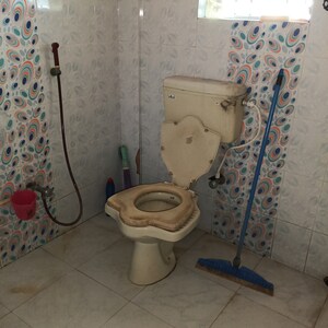 Bathroom in 2 BHK Apartment at Garia – for Rent