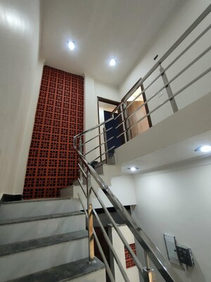 Staircase in 3 BHK Villa at Rai Enclave, Deva Road – for Sale