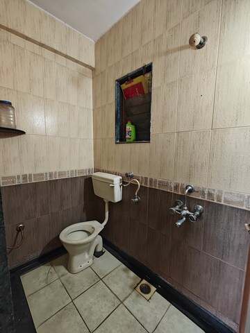 Bathroom in 2 BHK Apartment at Padmashri CHS , Seawoods – for Rent