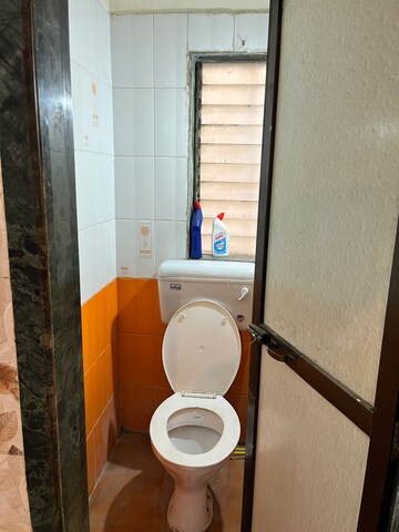 Bathroom in 1 BHK Apartment at Saibaba Vihar Complex, Kavesar – for Rent