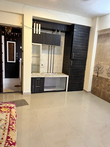 Living Room in 1 BHK Apartment at Saibaba Vihar Complex, Kavesar – for Rent