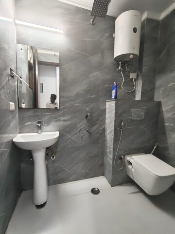 Bathroom in 2 BHK Builder Floor at Saket – for Rent