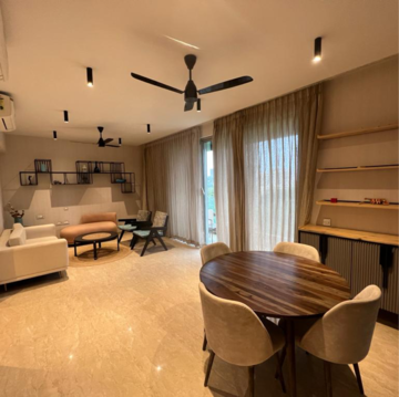 Team Area in 3 BHK Apartment at One Hiranandani Park, Brahmand – for Rent