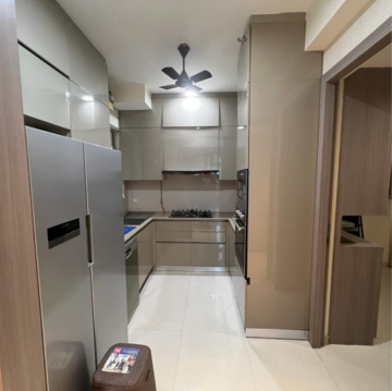Bathroom in 3 BHK Apartment at One Hiranandani Park, Brahmand – for Rent