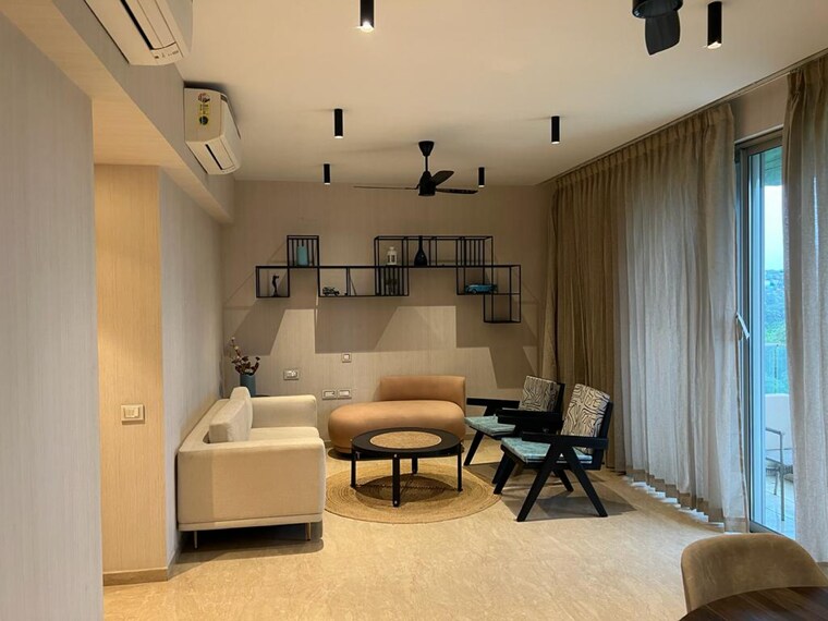 Living Room, one-hiranandani-park 3 Bedroom 1305 Sq.Ft. Apartment In Brahmand Thane 9160515