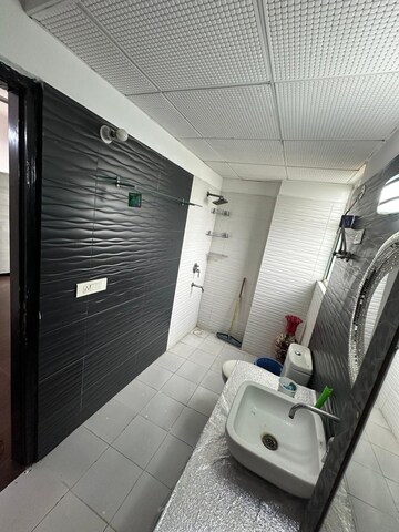 Bathroom in 3 BHK Apartment at Mahagun Villa, Vaishali Sector 4 – for Rent