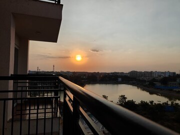 Balcony in 2 BHK Apartment at Pashmina Waterfront, Old Madras Road – for Rent