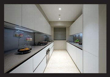 Kitchen in 3 BHK Apartment at Oberoi Sky City, Borivali East – for Rent