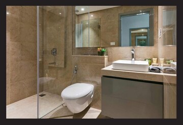 Bathroom in 3 BHK Apartment at Oberoi Sky City, Borivali East – for Rent
