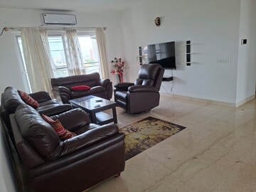 Living Room in 4 BHK Apartment at Sobha Dew Flower, Jp Nagar – for Rent
