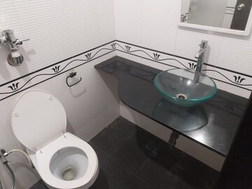 Bathroom in 1 BHK Apartment at Lake Home, Powai – for Rent