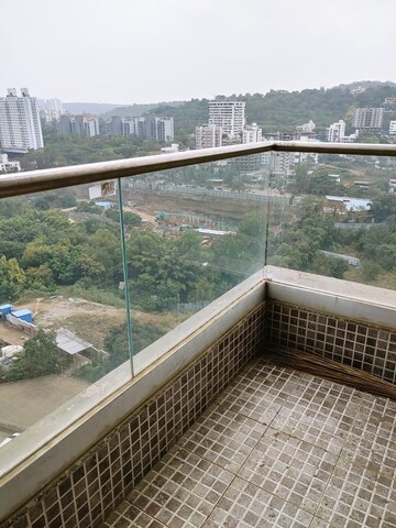 Balcony in 2 BHK Apartment at Axis Paradigm Whistling Meadows, Paud Road – for Rent