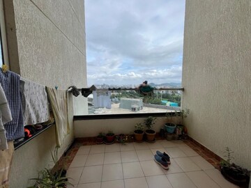 Balcony in 2 BHK Apartment at Vilas Javdekar Yashwin Anand, Sus – for Rent